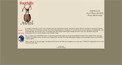 Desktop Screenshot of foothillmotel.com