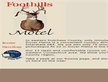 Tablet Screenshot of foothillmotel.com